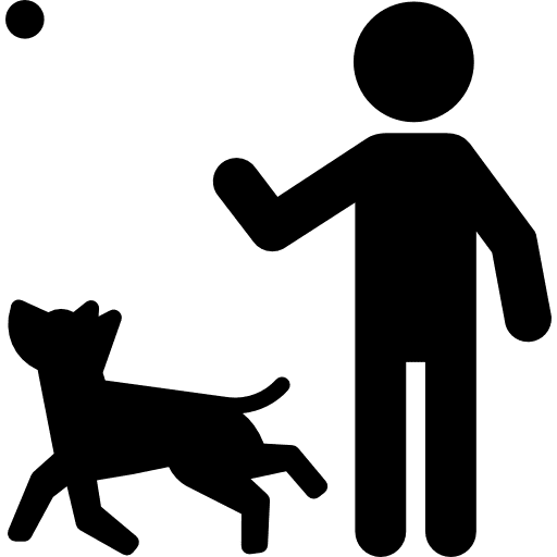 Dog playing animals pet mammals icon Dog playing animals pet mammals icon