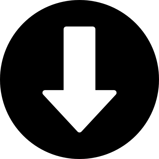 Down multimedia option arrow low icon