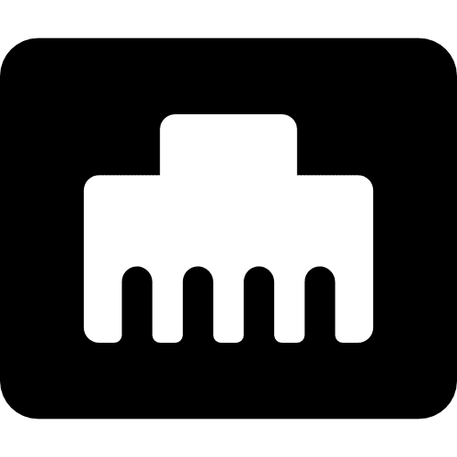 Ethernet technology electronics electronic icon