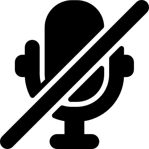 Mute voice technology muted icon