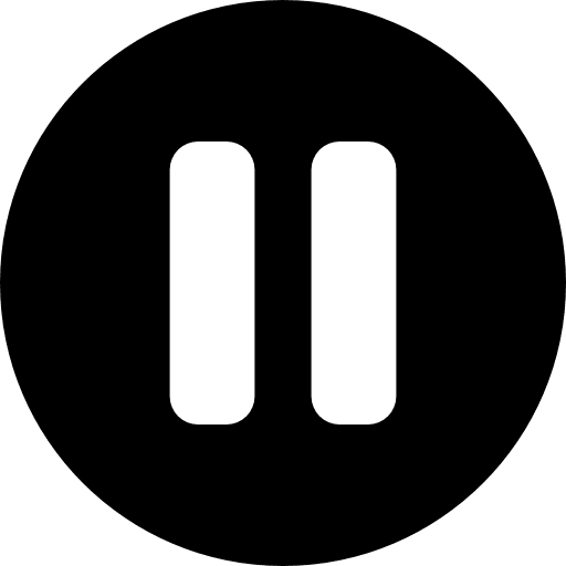Pause video player pause multimedia option icon