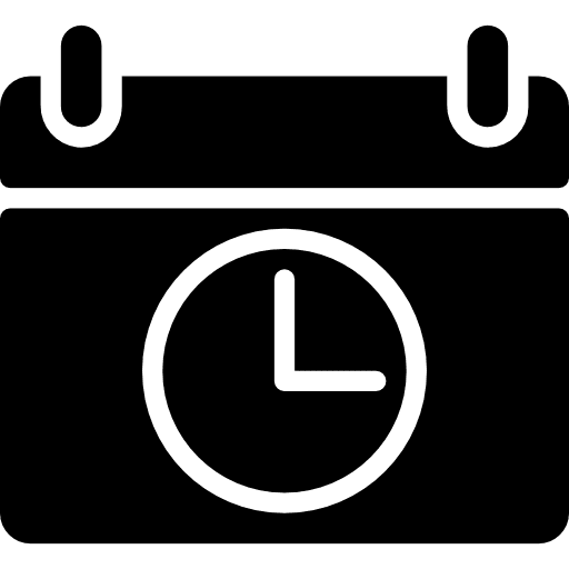 Calendar time schedule organization icon