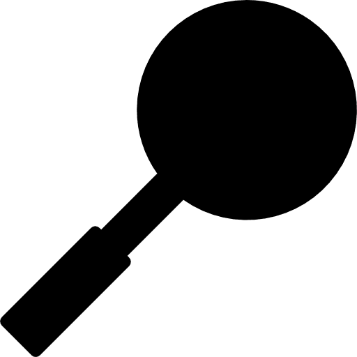 Loupe magnifying glass detective miscellaneous icon