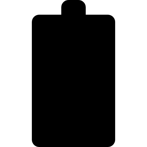 Empty battery battery technology battery status icon
