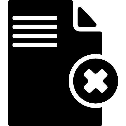 File document interface file icon