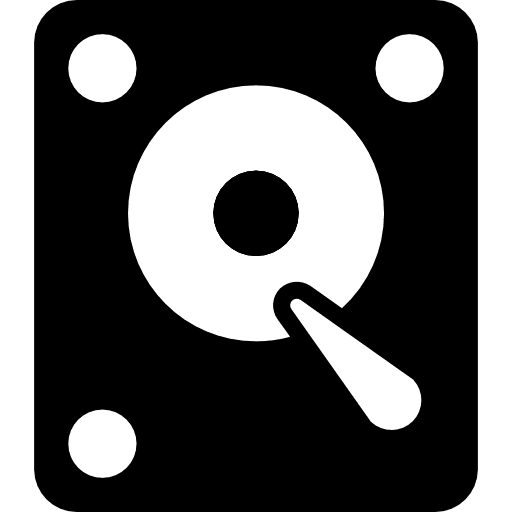 Hard drive hard drive electronic multimedia icon