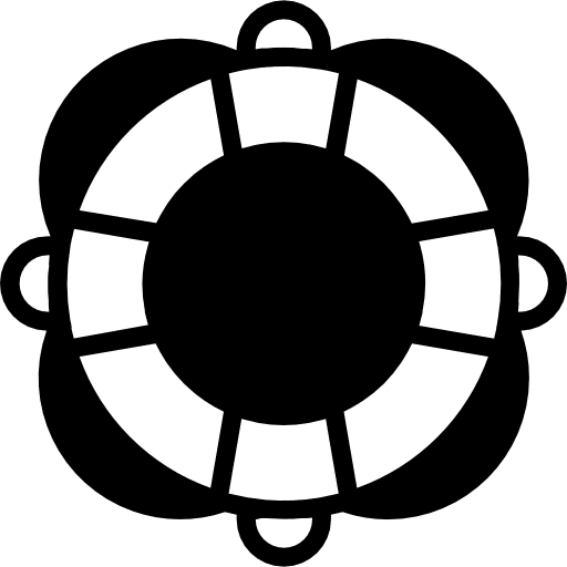 Lifesaver lifebuoy help lifeguard icon