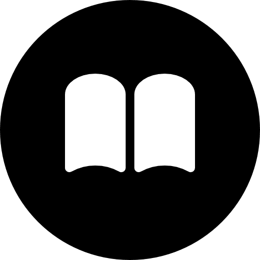 Open book reading education books icon