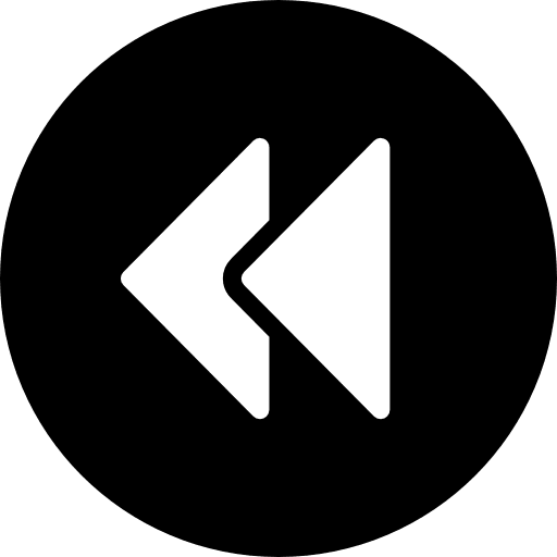 Rewind interface direction orientation icon