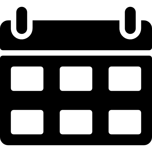 Calendar date calendars schedule icon