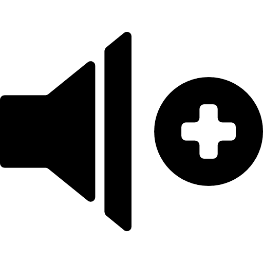 Speaker volume sound interface icon