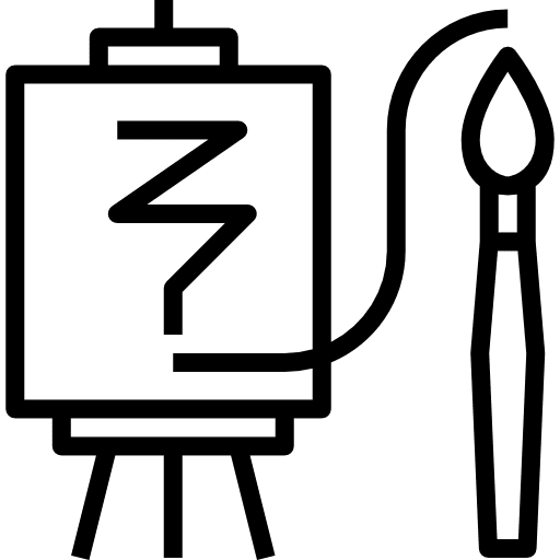 Canvas tools painting tool icon