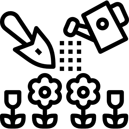 Gardening nature pot gardening icon