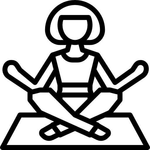 Yoga pilates lotus position yoga icon Yoga pilates lotus position yoga icon