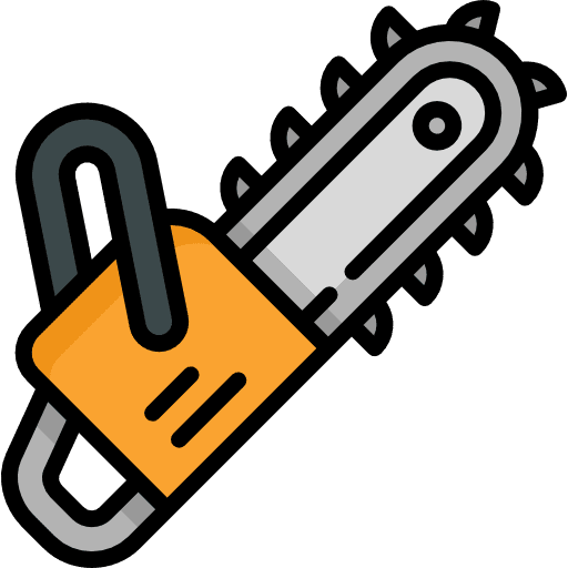 Chainsaw tools and utensils chainsaw saw icon