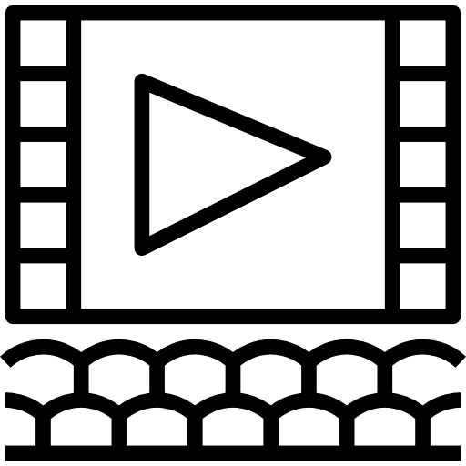 Cinema entertainment theatre theater icon Cinema entertainment theatre theater icon