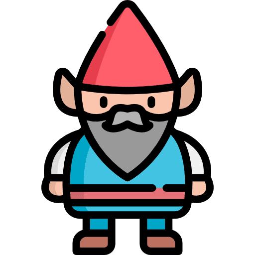 Dwarf farming and gardening dwarf garden icon