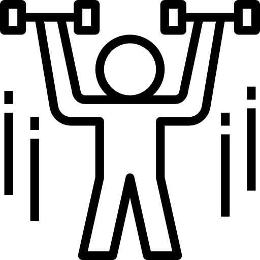 Weightlifting humanpictos sports and competition gymnasium icon Weightlifting humanpictos sports and competition gymnasium icon