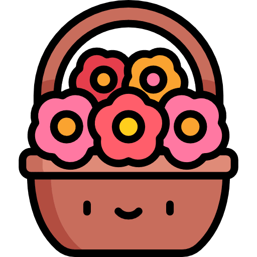 Basket wedding technology garden icon Basket wedding technology garden icon