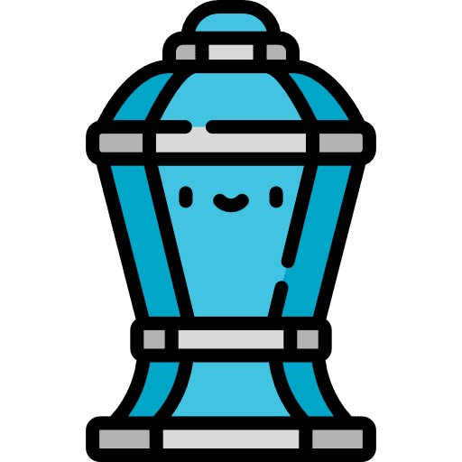 Lamp illumination garden tools and utensils icon Lamp illumination garden tools and utensils icon