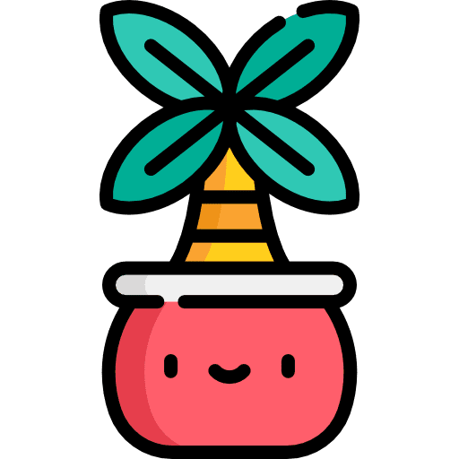 Palm tree summertime palm tree botanical icon Palm tree summertime palm tree botanical icon