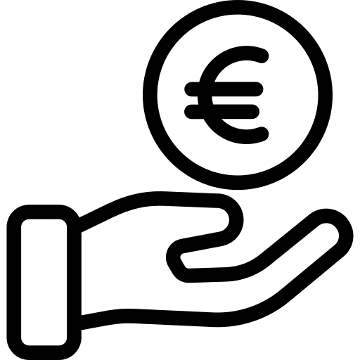 Get money euro profit get money icon