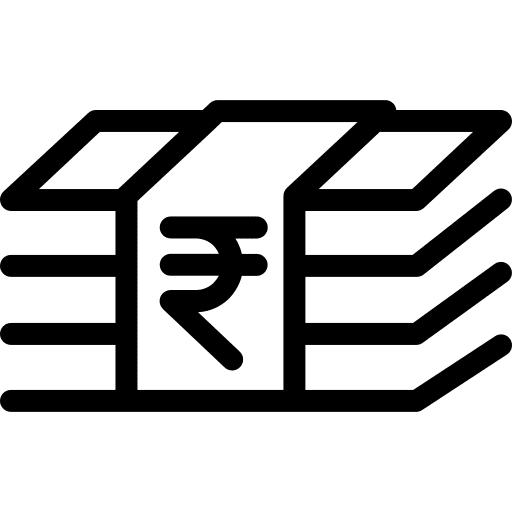 Money currency cash notes icon