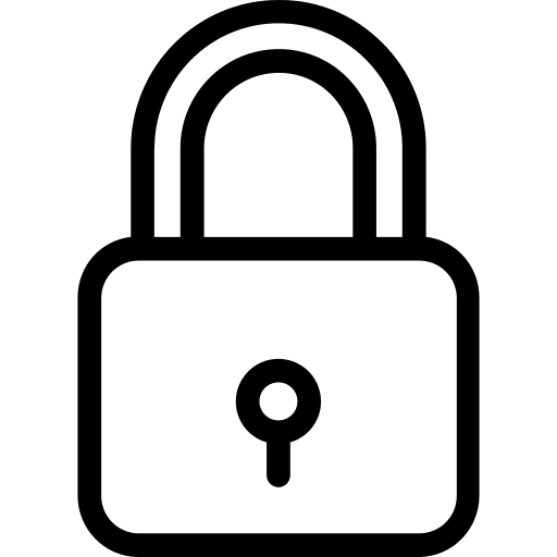 Padlock tools and utensils lock padlock icon