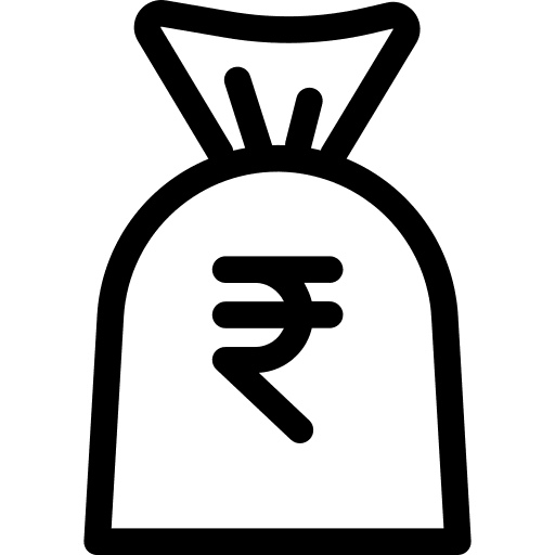 Money bag argent currency banking icon