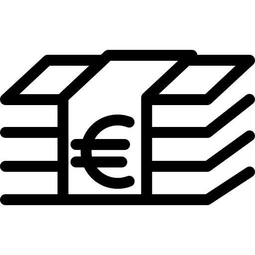 Money investment business and finance notes icon