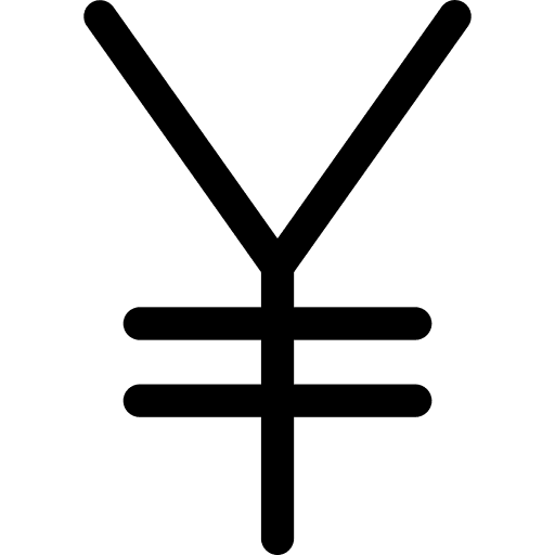 Yen cash yen currency icon