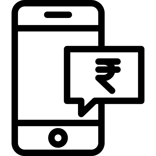 Smartphone cellphone business and finance mobile phone icon