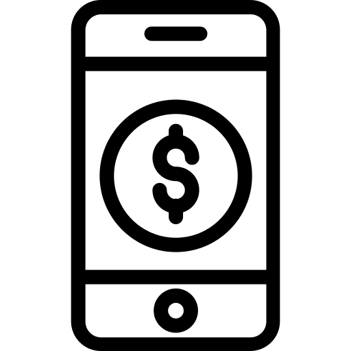 Smartphone dollar business cellphone icon