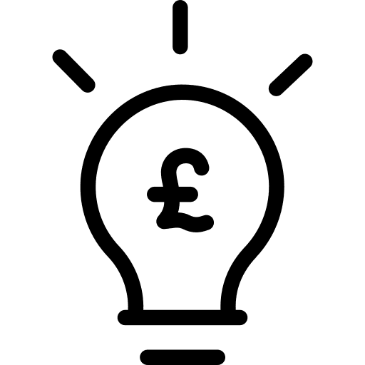 Idea electricity invention illumination icon