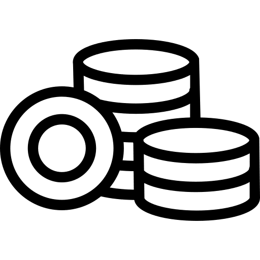 Money business and finance coins business icon