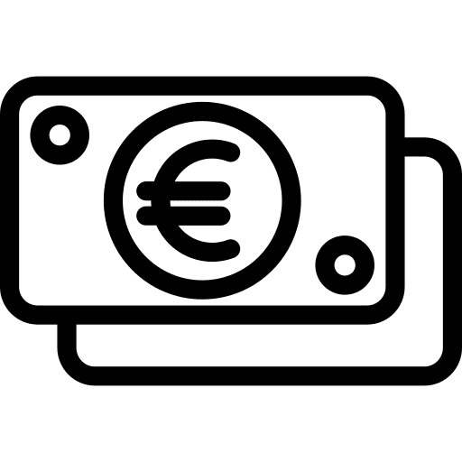 Money finances euro economy icon