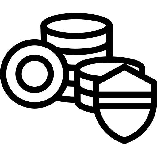 Money stack business cash icon