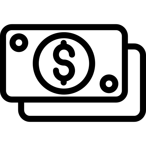 Money business and finance business notes icon