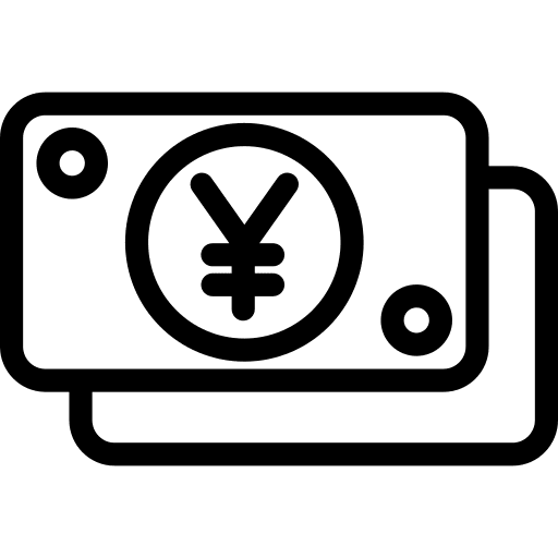 Money business and finance business yen icon