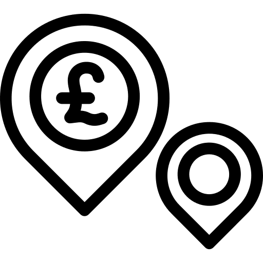 Pin pin signs maps and location icon