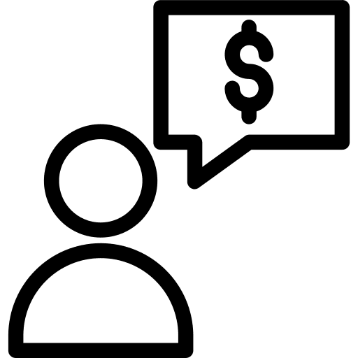 User businessman man dollar icon