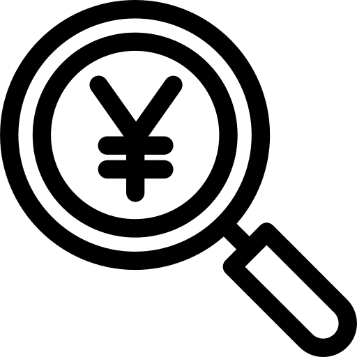 Yen business and finance yen coin icon