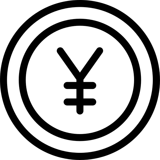 Yen business business and finance currency icon