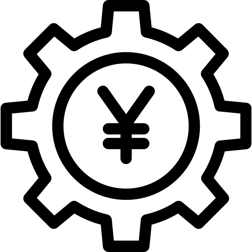 Yen money cash business and finance icon