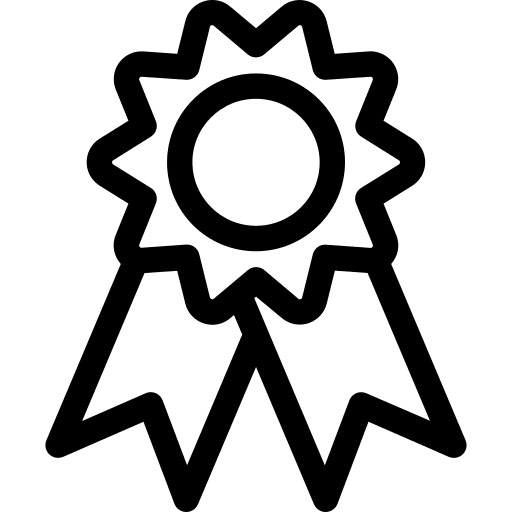 Award sports and competition quality medal icon