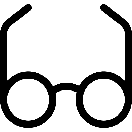 Glasses optical ophthalmology vision icon