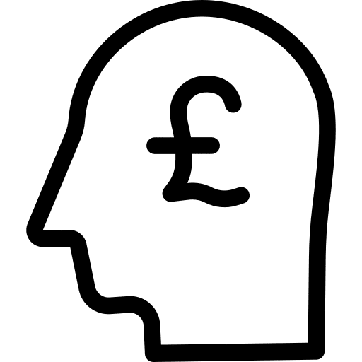 Head employee cost business and finance icon