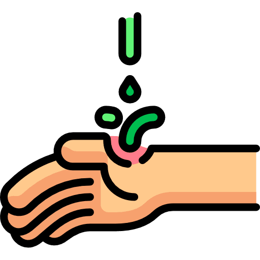 Corrosive science symbol danger icon Corrosive science symbol danger icon