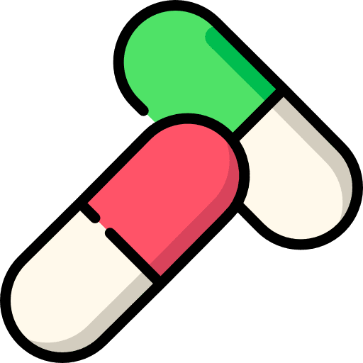 Pills heal healthy antibiotic icon