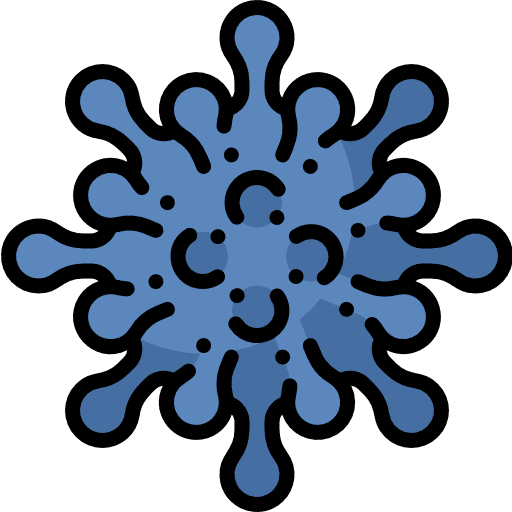 Virus coronavirus healthcare and medical cell icon Virus coronavirus healthcare and medical cell icon